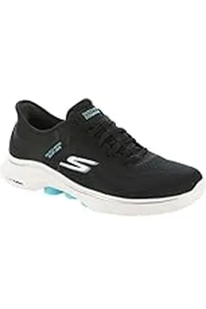 Skechers Go Walk 7 Valin, Zapatillas Mujer, Black, 36 EU