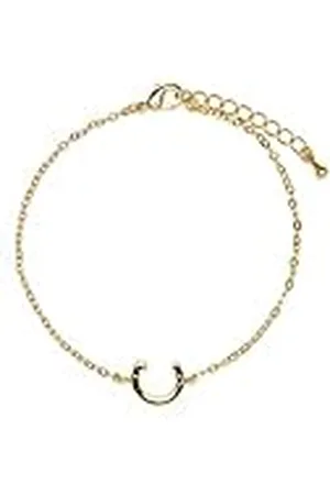 Luxenter Pulsera Alphabet acabado oro 18k - Letra C