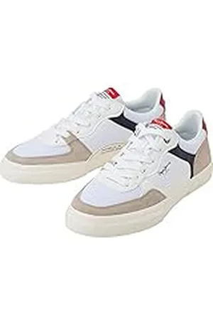 Pepe Jeans Kenton Master Mesh, Zapatilla Hombre, White, 40 EU