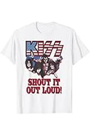 Kiss Gritalo en voz alta EE. UU. Camiseta