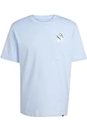 adidas Hombre Lounge Slides Graphic Pocket T-Shirt, , XL