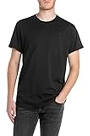 Replay M6854 Camiseta, 098 Negro, XL Hombres