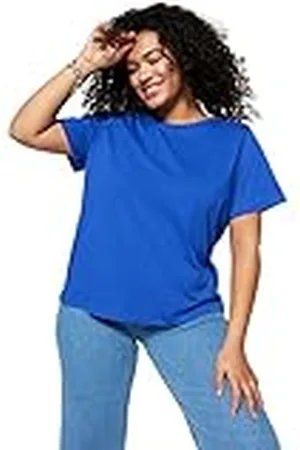 Trendyol Tbbss22ts0733 Camiseta de Talla Grande, , XL para Mujer