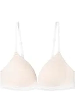 Women secret Triangular Padded Cotton Collection Sujetador, , 75B para Mujer
