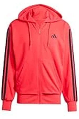 adidas Hombre Essential Three Stripes French Terry Fullzip Hoodie, , M