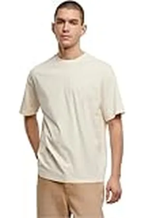 Build Your Brand Bb035-light Basic Loose tee Camiseta, Arena Blanca, 3XL Hombres