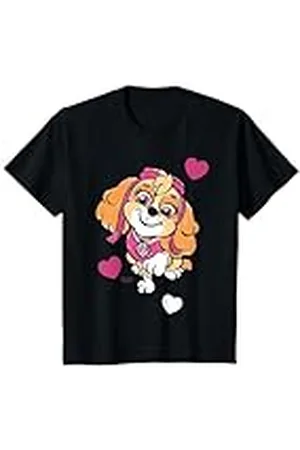 Paw Patrol Niños - Skye Corazones Camiseta