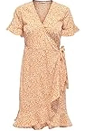 ONLY Onlolivia S/S Wrap Dress Wvn Noos Vestido, , 44 para Mujer