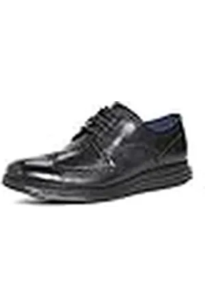 Cole Haan Original Grand Shortwing Sneakers, Zapatos de Cordones Oxford Hombre, (Black/Black Black), 42 EU