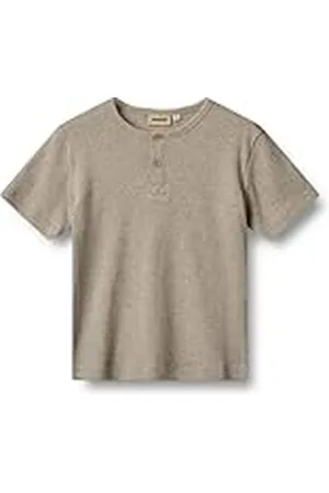 WHEAT Rib T-Shirt S/S Lumi Gots Zertifiziert Camiseta, , 140 Unisex niños