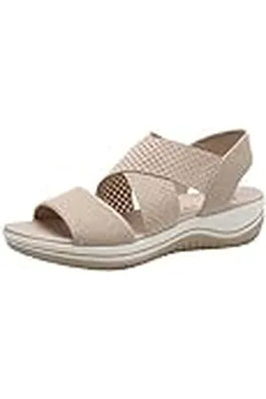 Jana Damen Sandalen Flach Elastisch Vegan, Sandalias Planas Mujer, , 39 EU