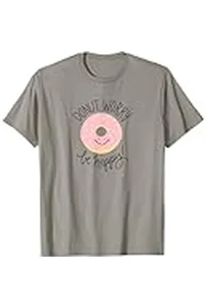 Alpha Industries Donut Worry Be Happy Rosa Sonrisa Camiseta