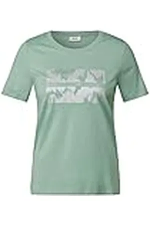 CECIL B323348 Camiseta, Color Verde, XL Mujeres