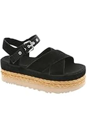 UGG Tobillo Aubrey, Sandalias deslizantes Mujer, Black, 42 EU