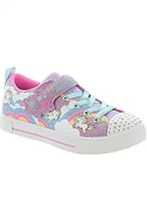 Skechers Twinkle Toes, Zapatillas, Lavender Synthetic/Multi Trim, 43 EU