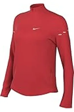 Nike Swift Camiseta De Running Dri-Fit con Cremallera De 1/4 Y Protección UV - Mujer, , HQ0499-696, L