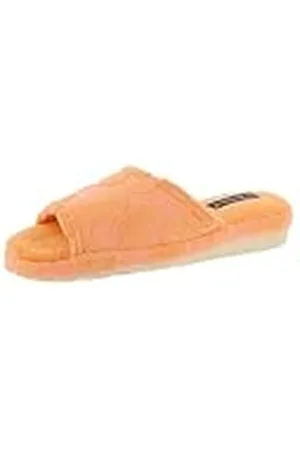 De Fonseca Pantofola Donna Aperta Cotone Operato con Fiori Rilievo, Suola In Gomma TPR Rinforzata, Ciabatte Da Casa, Pantuflas Mujer, , 40 EU
