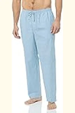 Amazon Pantalón de Pijama Tejido de Ajuste Recto Hombre, , XL