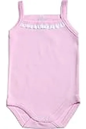 BABIDU Body Bebé Tirantes Finos Algodón 100% Suave y Transpirable, Body Bebé Niña Recién Nacida Con Volantes, Ropa Bebé Cómoda Primera Puesta, Body sin mangas, Perfecto para Uso Diario Básico Verano