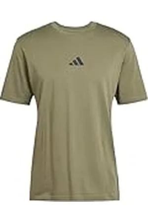 adidas Hombre Essential Three Stripes Single Jersey tee, , XL
