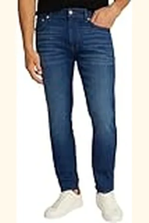 Tommy Hilfiger Vaqueros Hombre Houston Flex Tucson Tapered Fit, Azul (Mohave Indigo), 32W/32L
