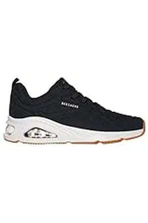 Skechers Tres-Air Uno Ah-Mazing, Zapatillas Mujer, Black, 38 EU