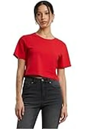 Build Your Brand By042-ladies Cropped tee Camiseta, , 5XL Mujeres