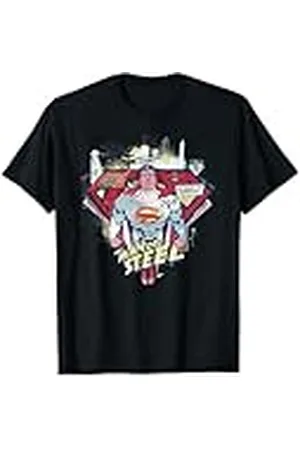 DC Comics Originals DC Superman New Amazing Adventures Man Steel Action Vintage Camiseta