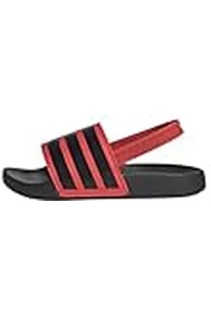 adidas Adilette ESTRAP Slides Children, SE DESLIZA Unisex niños, Bright Red/Core Black/Core Black, 32 EU