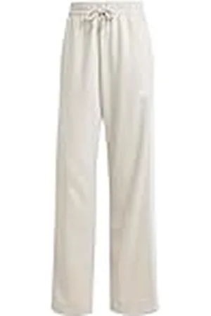 adidas Essentials - Pantalones de Golf con Dobladillo Abierto y 3 Rayas para Mujer