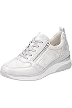 Remonte D2401, Zapatillas Bajas Mujer, Plata, 42 EU