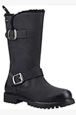 Hush Puppies Winnie, Bota a la Altura de la Pantorrilla Mujer, Black, 39 EU
