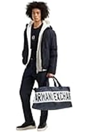 Armani Exchange Icon Project, Embroidered Logo, Long Sleeve Camiseta, , XS para Hombre