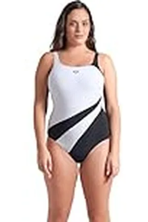 Arena Liliana U Back Traje de Baño de una Pieza para Mujer, Copa B, Bañador Moldeador, Tecnología de Power Mesh y Tejido Resistente al Cloro, Copas Extraíbles y Tirantes Ajustables