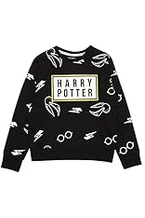Popgear Harry Potter Icons-Sudadera de Cuello Redondo para niños, Color Moda, 8-9 Años