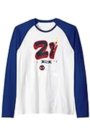 Marvel Deadpool 21st Birthday Party "21 and Tons of Fun" Camiseta Manga Raglan