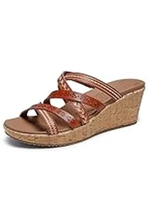 Skechers BEVERLEE TIGER POSSE, Sandalias con Cuña para Mujer, , 38 EU