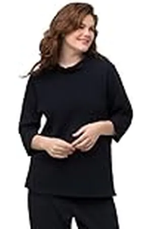 Ulla Popken Structured Sweatshirt Sudaderas, , 56-58 para Mujer