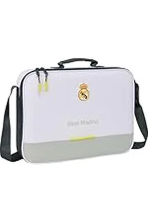 Safta REAL MADRID EQUIPACIÓN 25/26 - Cartera Extraescolares, Maletín Portatodo, Bandolera, Cómoda y Versátil, Calidad y Resistencia, 38x6x28 cm