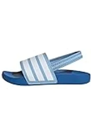 adidas Adilette ESTRAP Slides Children, SE DESLIZA Unisex niños, Clear Sky/Cloud White/Bright Royal, 34 EU
