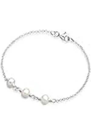 Elli Pulseras Süßwasserzuchtperlen 925 Sterling Silber