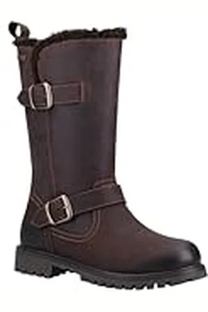 Hush Puppies Winnie, Bota a la Altura de la Pantorrilla Mujer, Brown, 37 EU