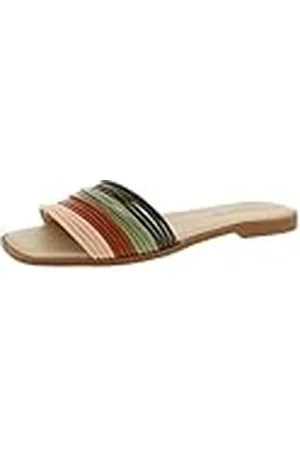 De Fonseca Ciabatte Donna Multifascia Poliuretano, Suola In Gomma TPR Rinforzata, Mule Mujer, , 37 EU