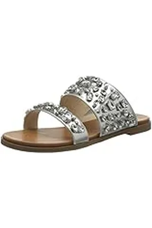 Buffalo Jaya, Mules Mujer, Plateado (Silver 000), 37 EU
