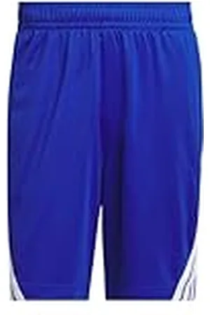 adidas Male Legends - Pantalones Cortos de Baloncesto con 3 Rayas, Talla L, 9 Pulgadas