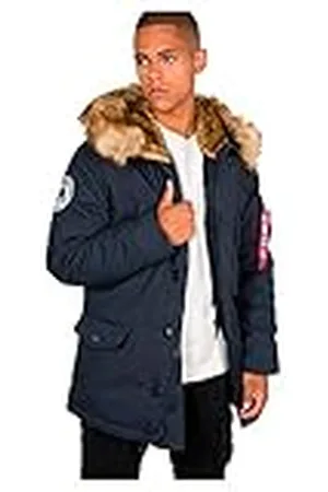 Alpha Industries Polar Chaqueta, Azul (Rep.Blue-07), M para Hombre
