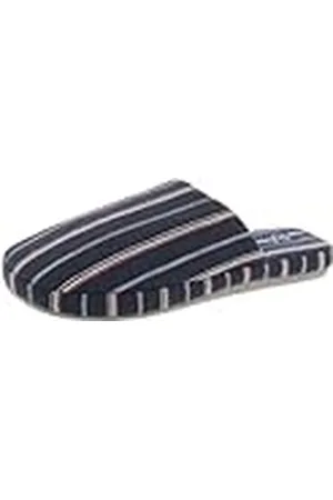 De Fonseca Zapatillas de hombre cerradas Woven a rayas, forro de algodón, suela de goma TPR reforzada, zapatillas de casa, , 41/42 EU