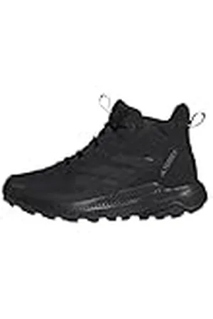 adidas Terrex Anylander Mid Rain.RDY Hiking Shoes, Zapatos de Senderismo Mujer, Core Black/Core Black/Grey Four, 42 EU