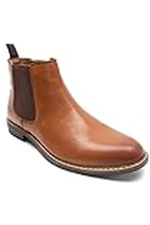 Thomas Crick Red Tape Bateman, Botas Chelsea Hombre, Marrón (Tan 0), 44.5 EU