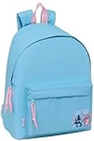 Safta STITCH HAPPY - Day Pack Infantil, Mochila Infantil, Calidad y Máxima Resistencia, Cómoda y Versátil, 33x15x42 cm